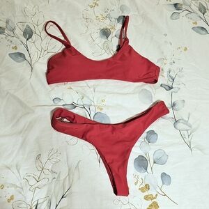 Classic Red Bikini